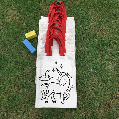 Eco-Friendly Natural Cotton Canvas Goodie Bags: Sustainable, Stylish, and Versatile - Pack of 20